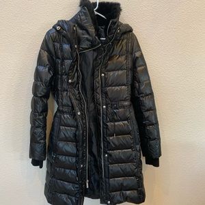 French Connection black puffer jacket